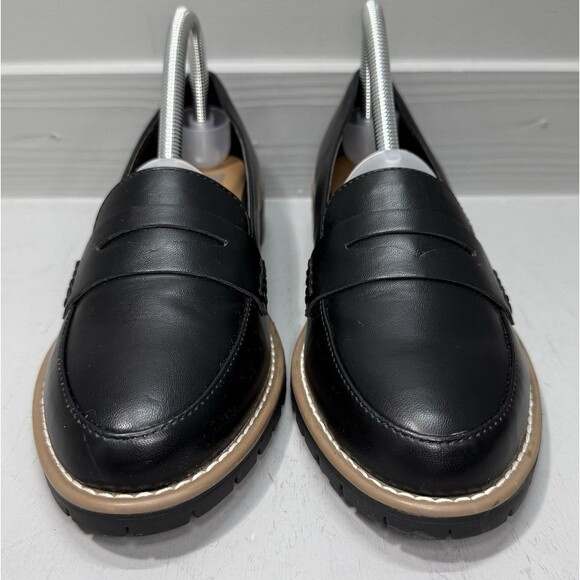 DV Dolce Vita Catalina Black Faux Leather Loafer Shoes Women’s 8.5‎ New - Picture 3 of 7